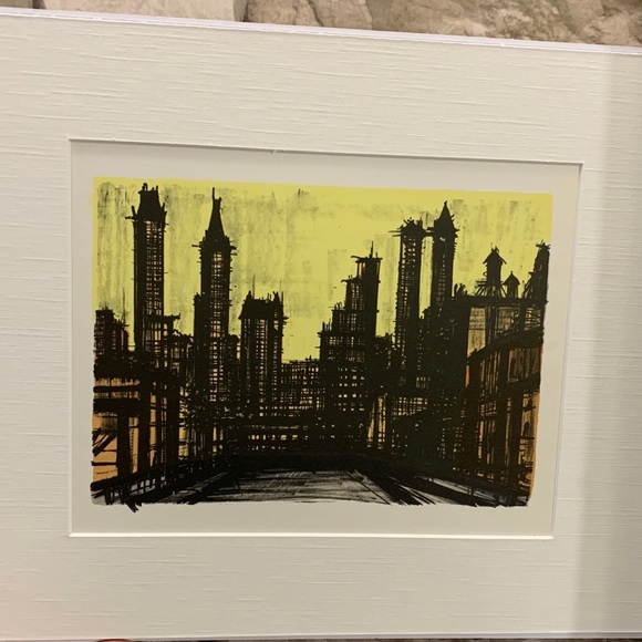 BERNARD BUFFET 12.25x 9.5" matted 11"x14"/COA/NEW - Picture 5 of 5